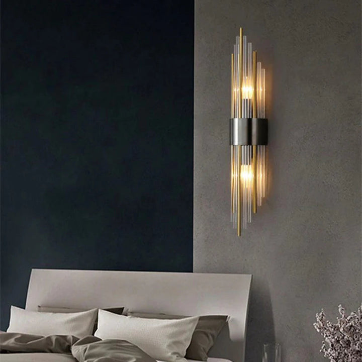 NordAura™ – Applique Murale Dorée Scandinave