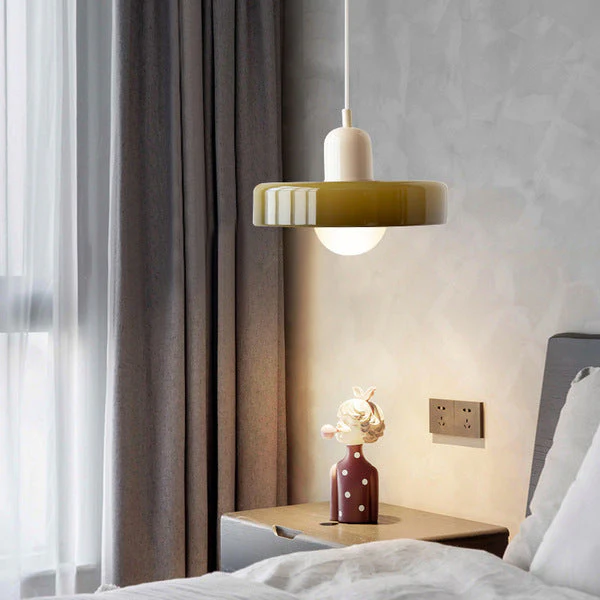 LumiModèle™ – Suspension Géométrique en Verre et LED