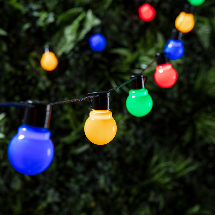 Guirlande Guinguette LED 30 Globes Colorés Fiesta