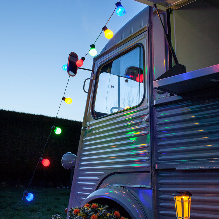 Guirlande Guinguette LED 30 Globes Colorés Fiesta