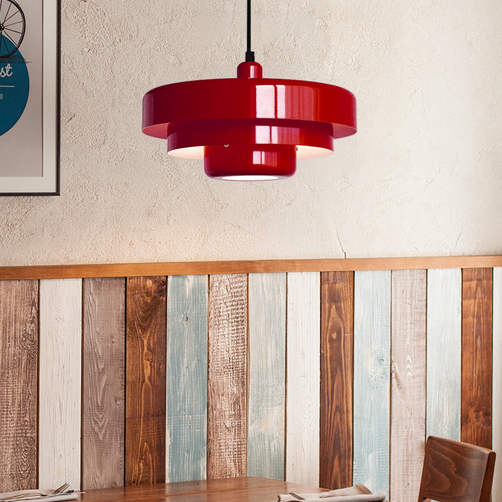FerMédiéval™ – Lustre Rétro à Trois Niveaux en Fer Forgé