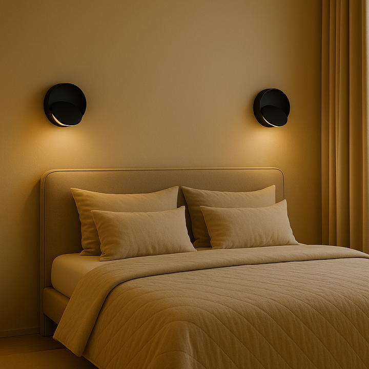 HaloTwist™ – Applique Murale Design avec Tête Rotative