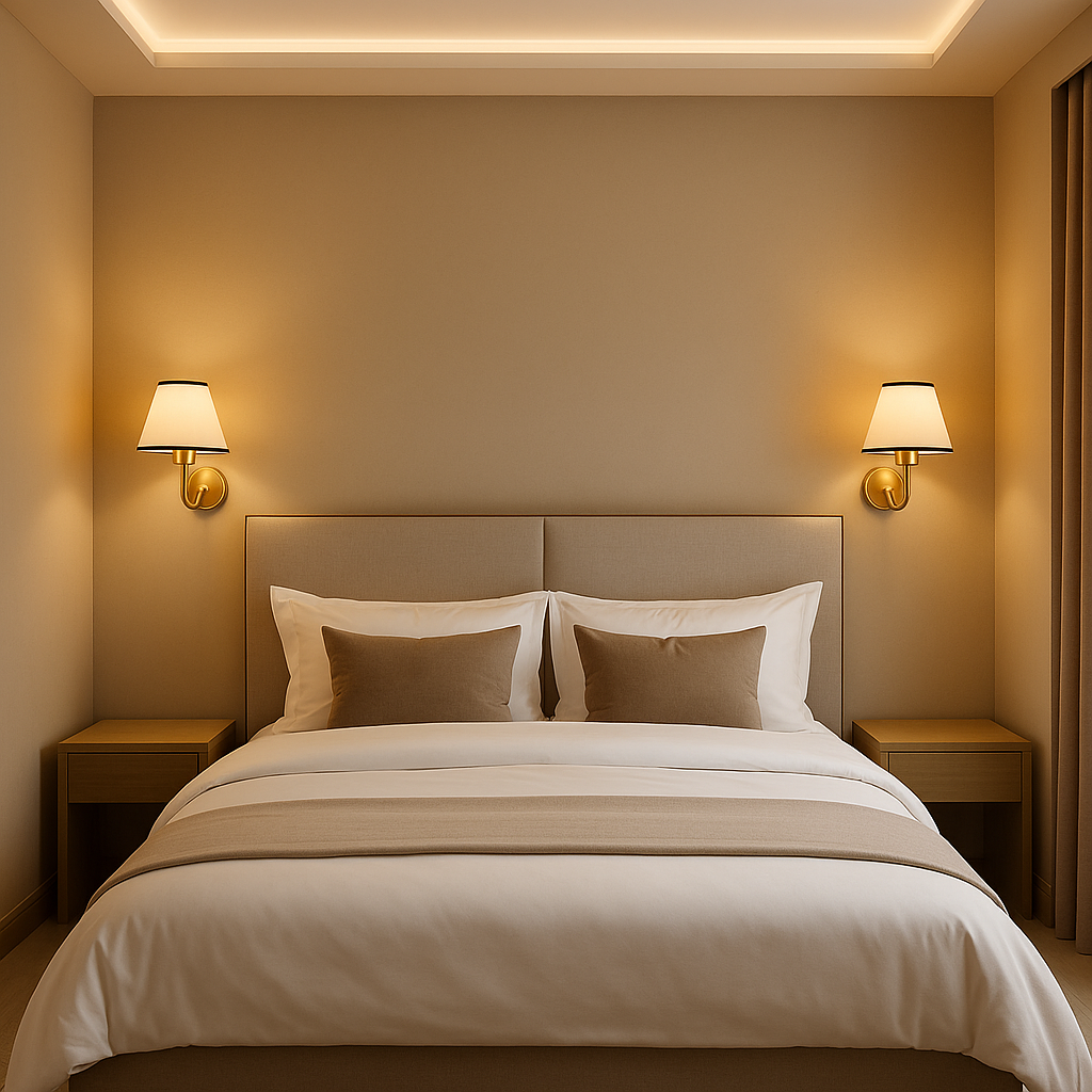 ScandiSoft™ – Éclairage Mural Scandinave en Lin Naturel