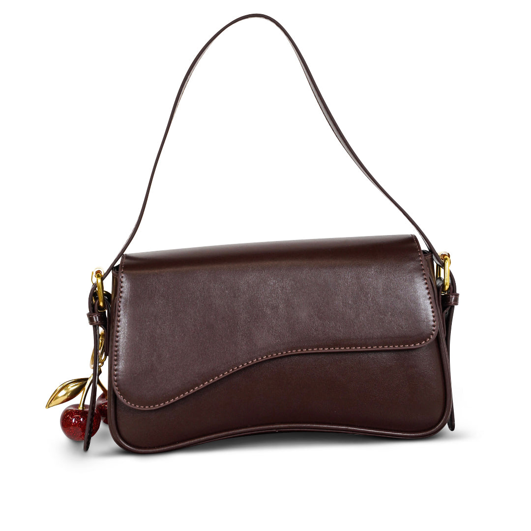 CaféVelours™ – Petit Sac Bandoulière à l’Allure Douce & Sombre