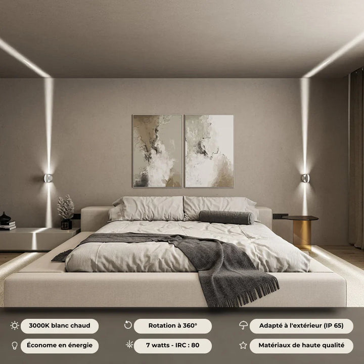 SpectraGlow™ – Applique Murale Moderne