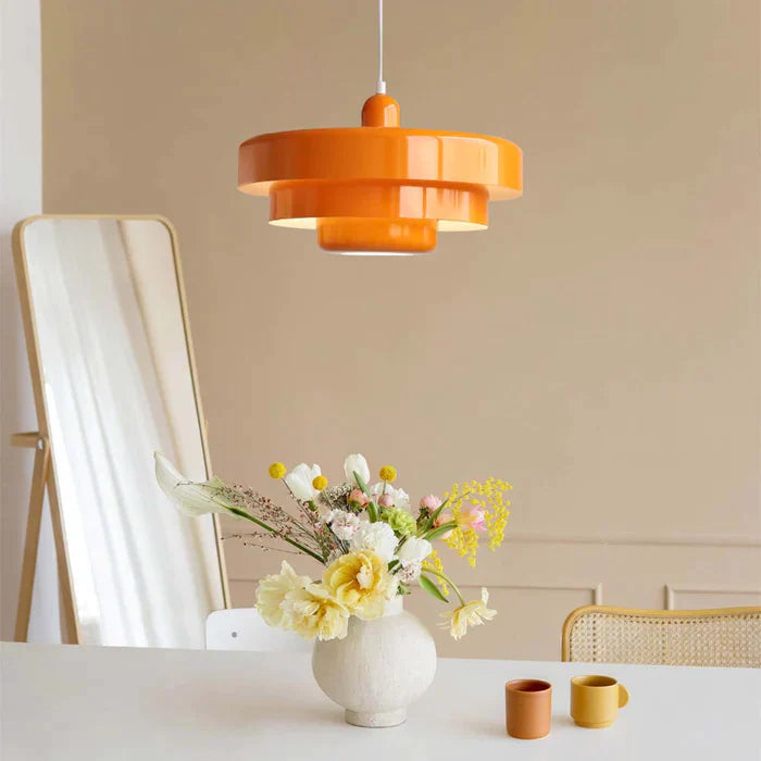 FerMédiéval™ – Lustre Rétro à Trois Niveaux en Fer Forgé