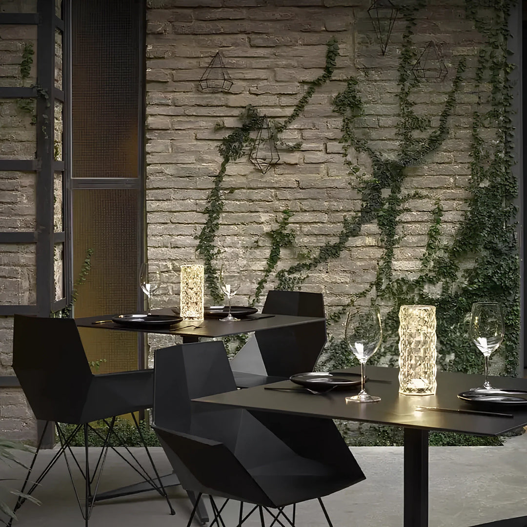 CristalÉclat™ – Lampe tactile en cristal étincelant