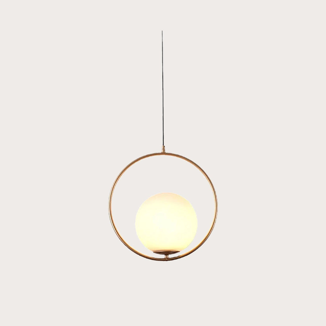 BrumeLumi™ – Lustre Élégant en Verre Satiné