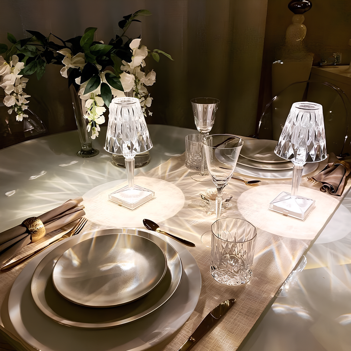 SparkleTouch™ – Lampe tactile en cristal