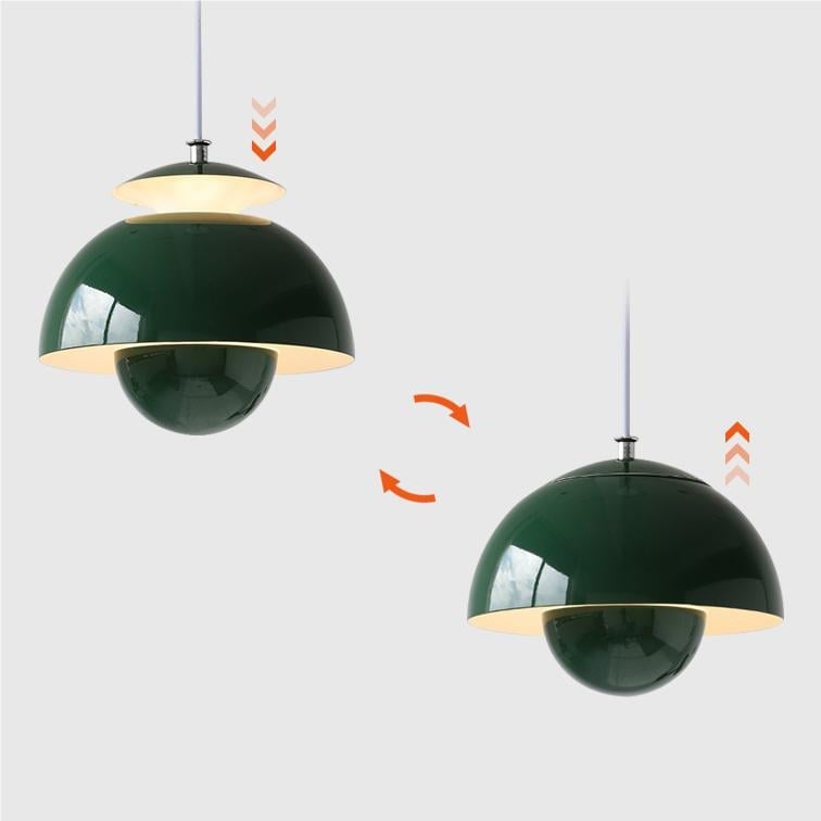 LumiBourgeon™ – Lustre Créatif au Design Floral Rétro