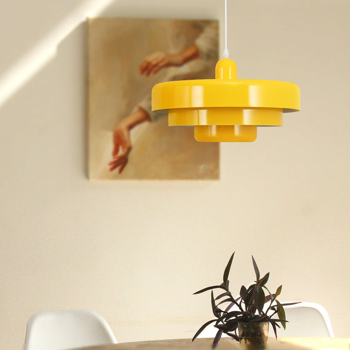 FerMédiéval™ – Lustre Rétro à Trois Niveaux en Fer Forgé