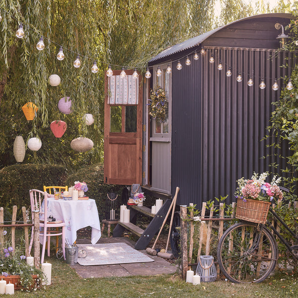 Lumières Guinguette Solaires Style Vintage – 20 Ampoules Chaudes