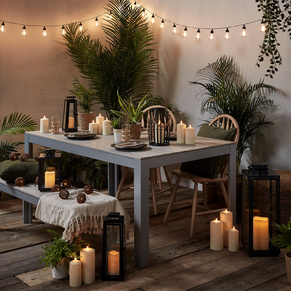 Lumières Guinguette Solaires Style Vintage – 20 Ampoules Chaudes