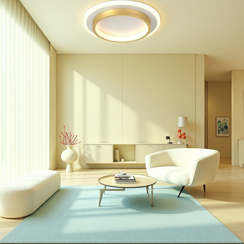 HaloMétal™ – Luminaire Rond Design en Métal et Acrylique
