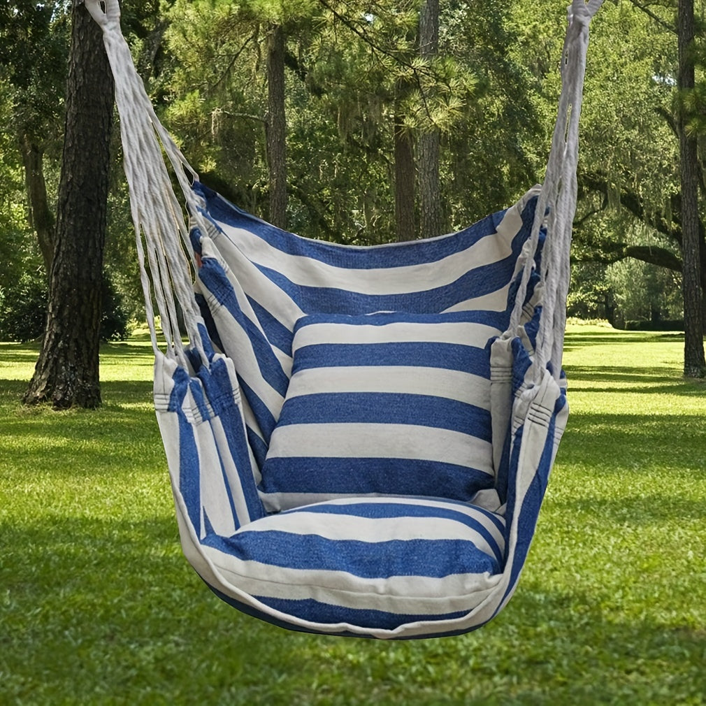 HamacLounge™ – Chaise Hamac en Tissu Résistant sans Coussin