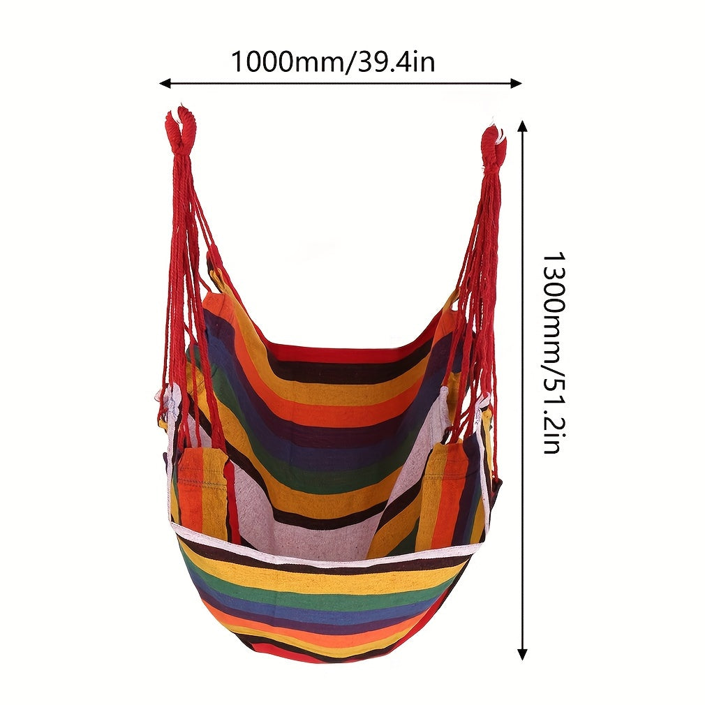 HamacLounge™ – Chaise Hamac en Tissu Résistant sans Coussin