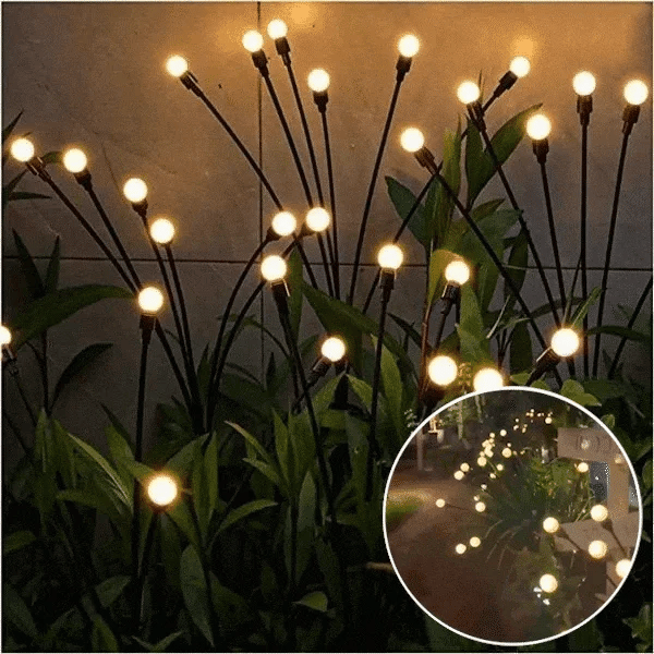 GlowFly™ – Lampe Solaire Firefly Étanche IP65