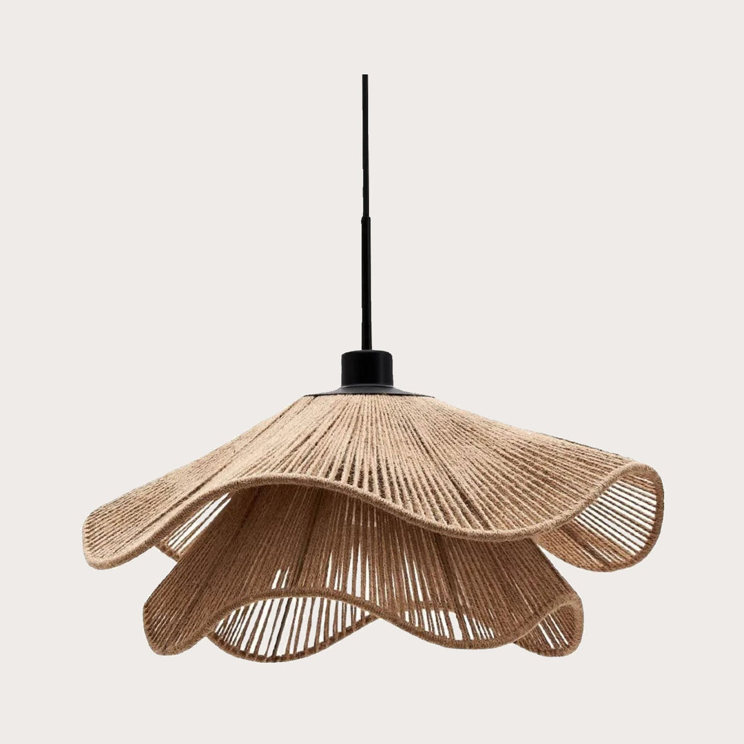 PailleLustre™ – Suspension Rétro au Tressage Naturel