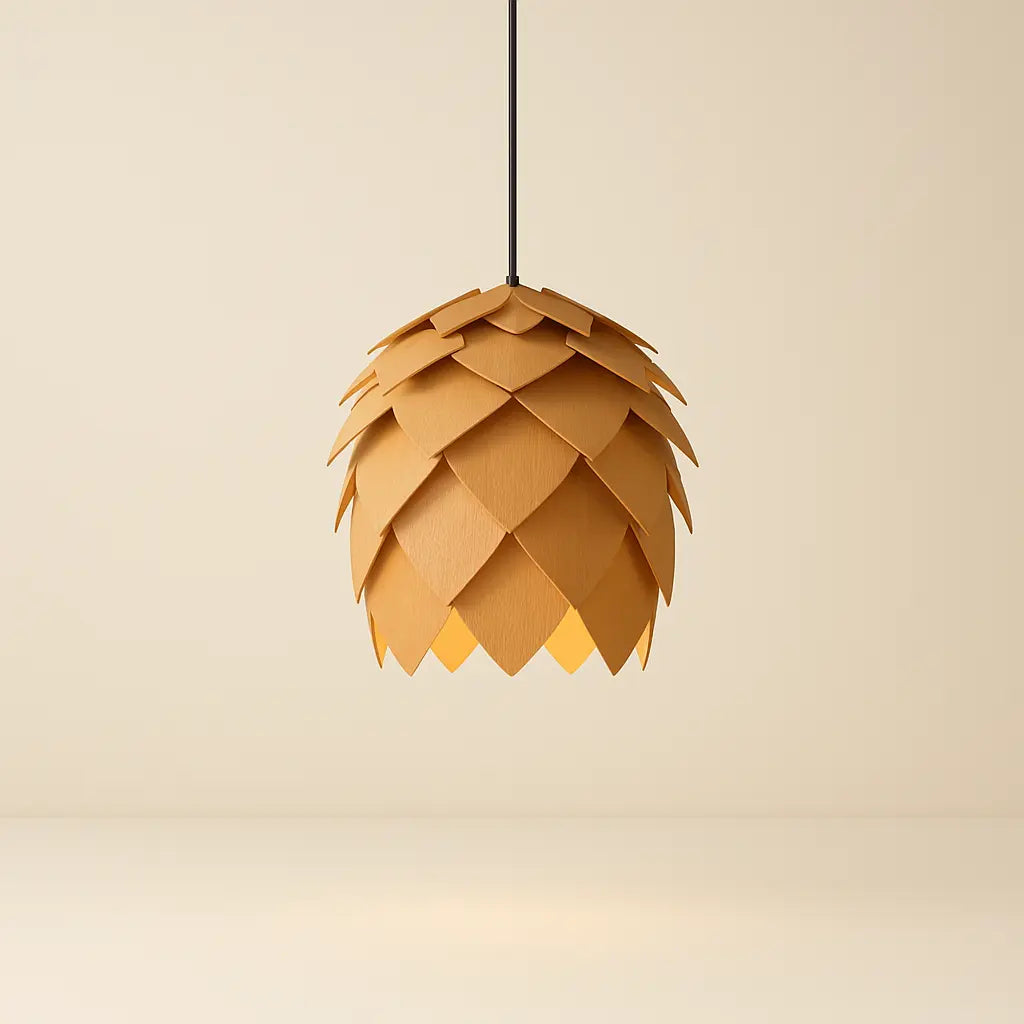 Éclat Naturel™ – Suspension en Bois Moderne