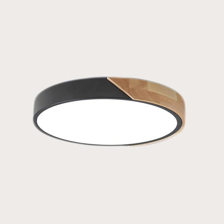 NordikBois™ – Plafonnier Moderne en Bois Ultra-Mince