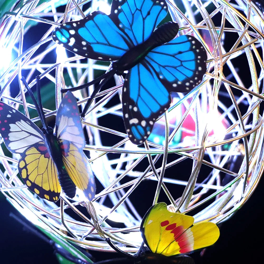 SolarFlutter™ – Lumière Solaire Papillon pour Jardin Magique