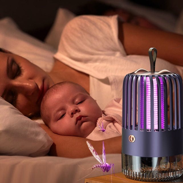 ZapLite™ – Lampe Anti-Moustique UV Rechargeable 2500 mAh