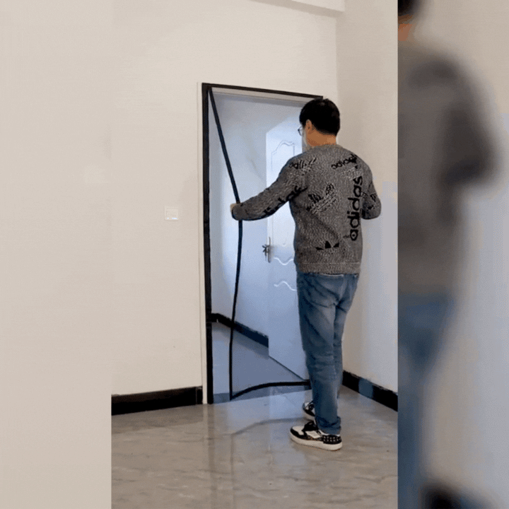 FlexiMesh™ – Moustiquaire Magnétique pour Porte
