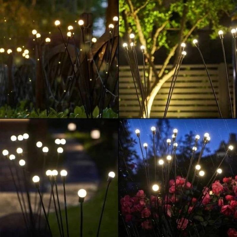 GlowFly™ – Lampe Solaire Firefly Étanche IP65