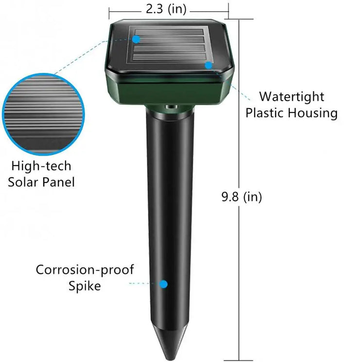 EcoSonic™ – Répulsif Ultrasonique Solaire