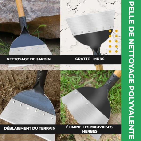 DurableDig™ – Pelle Jardin en Acier Inoxydable