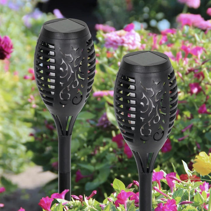 Twilight Torch™ – Lampe de Jardin Flamme Solaire