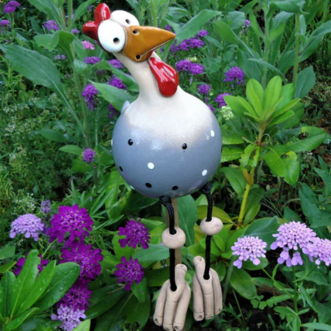 GardenChic™ – Poules en Résine Décoratives