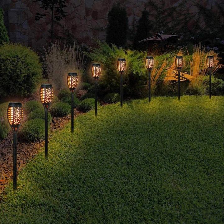 Twilight Torch™ – Lampe de Jardin Flamme Solaire