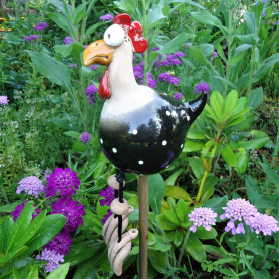 GardenChic™ – Poules en Résine Décoratives