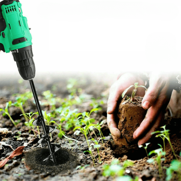 PowerDig™ – Aubère Hélicoïdale pour Perceuse