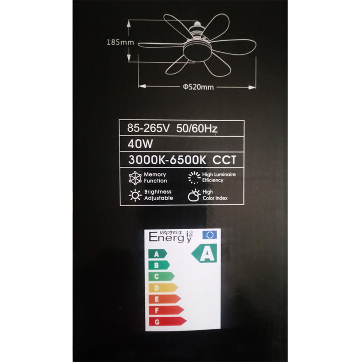 AirLume™ – Ventilateur avec Éclairage