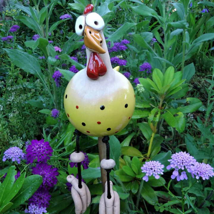 GardenChic™ – Poules en Résine Décoratives