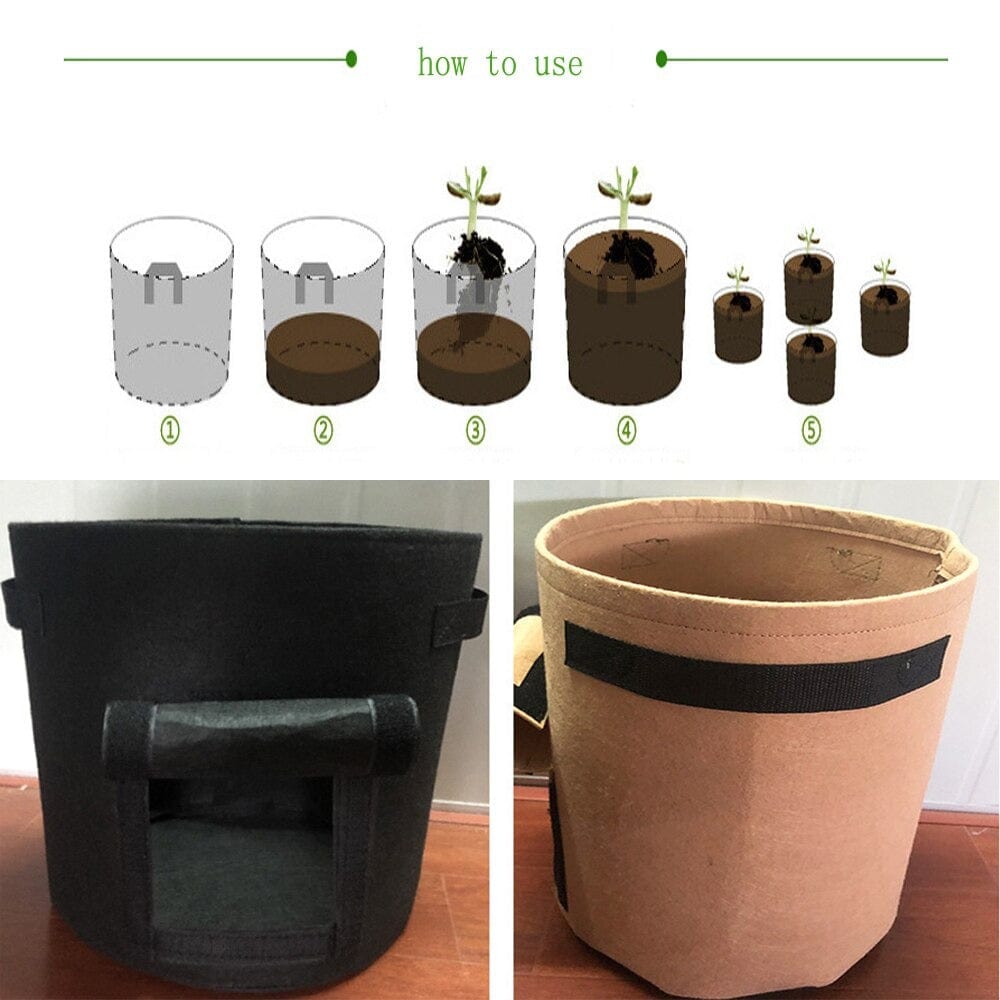 HarvestBag™ – Sac à Pommes de Terre Aéré
