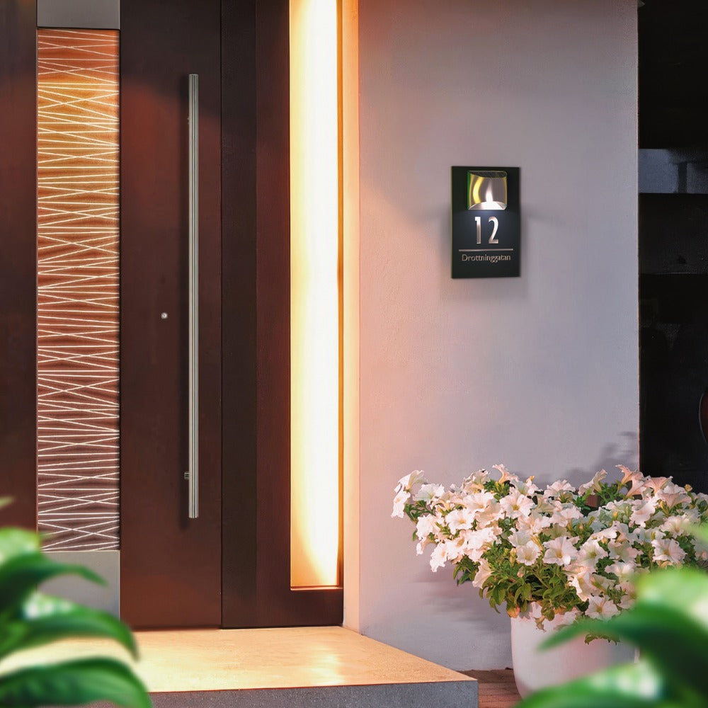 SolarGlow™ Plaque – Panneau Solaire Personnalisé Gravé