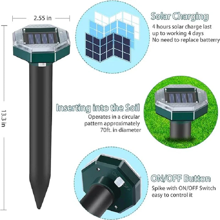 EcoSonic™ – Répulsif Solaire Ultrasonique