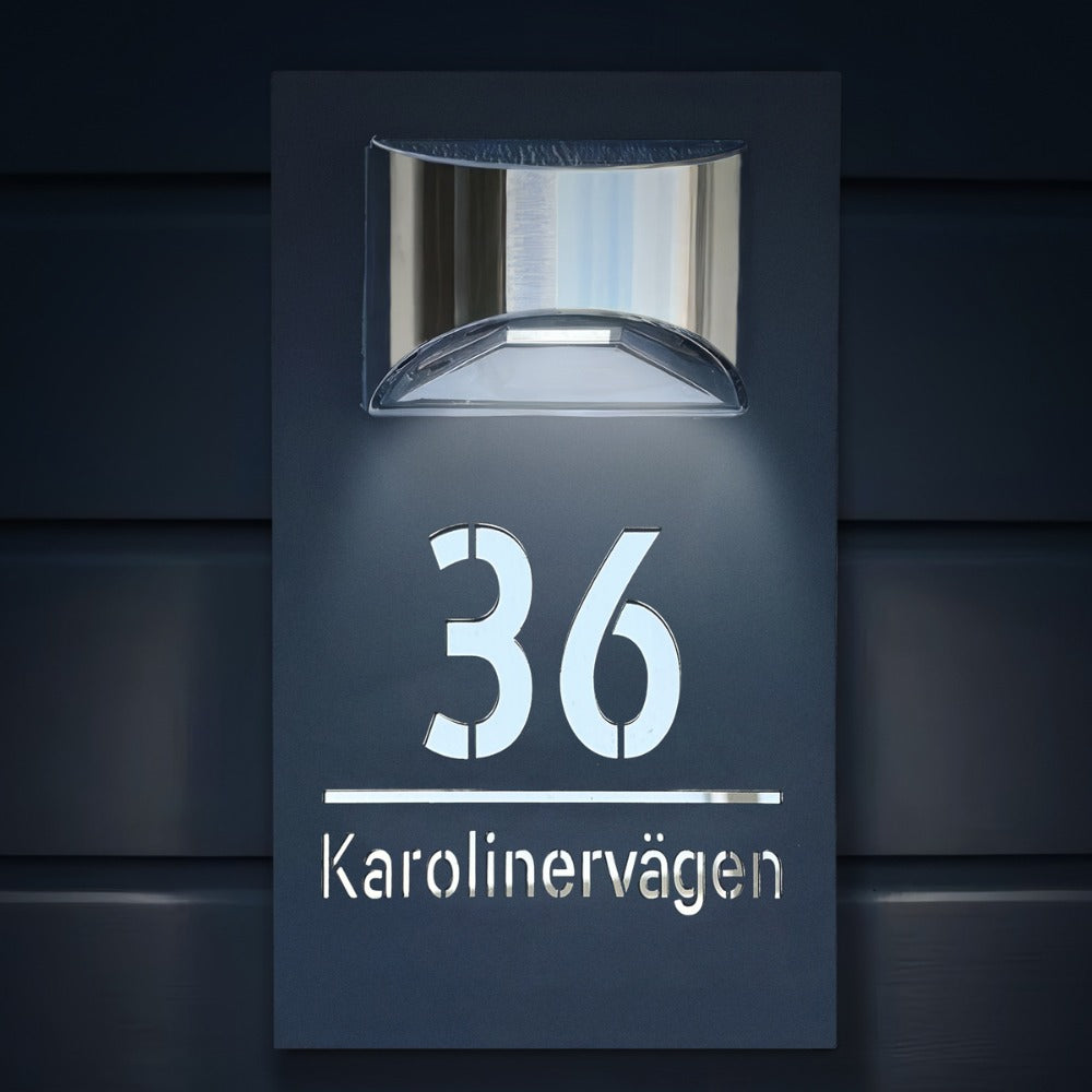 SolarGlow™ Plaque – Panneau Solaire Personnalisé Gravé