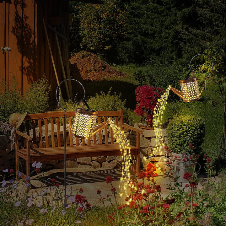 Watering Can Sparkles™ – Guirlandes Solaires LED en Cascade