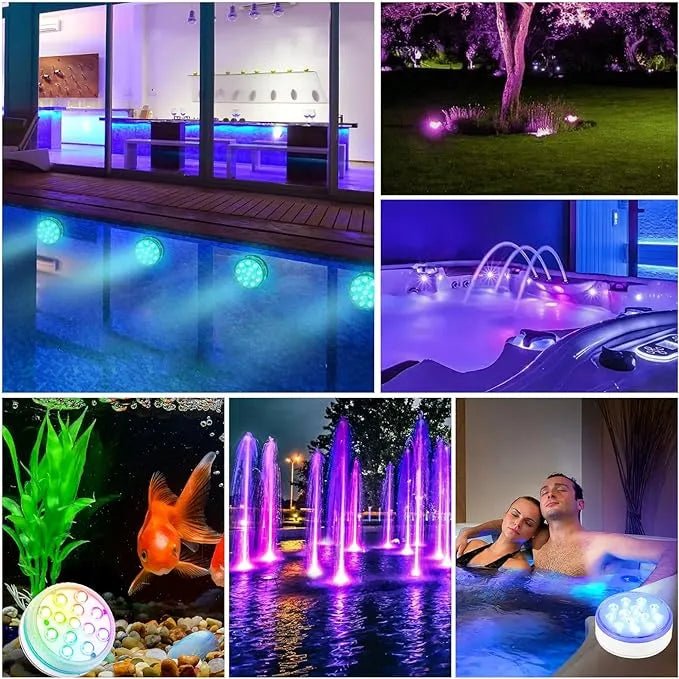UnderGlow™ – Lumière LED Submersible avec Télécommande