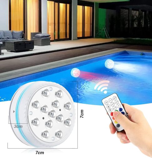 UnderGlow™ – Lumière LED Submersible avec Télécommande
