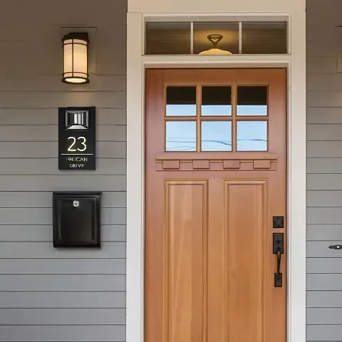 SolarGlow™ Plaque – Panneau Solaire Personnalisé Gravé