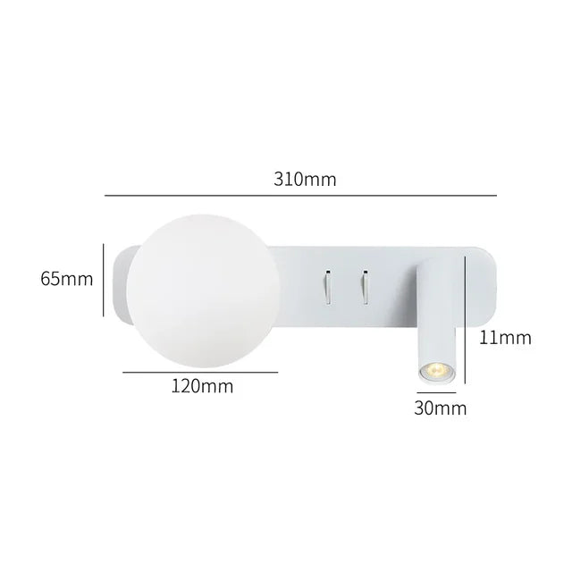 LuminoTurn™ – Applique Rotative LED Élégante