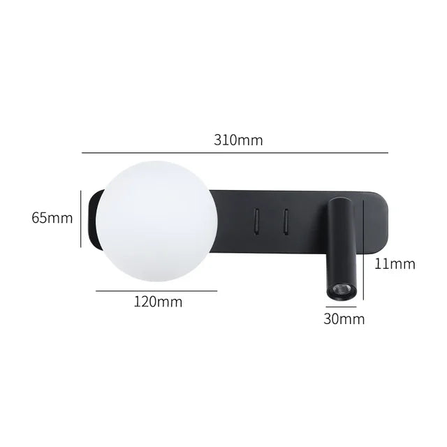 LuminoTurn™ – Applique Rotative LED Élégante