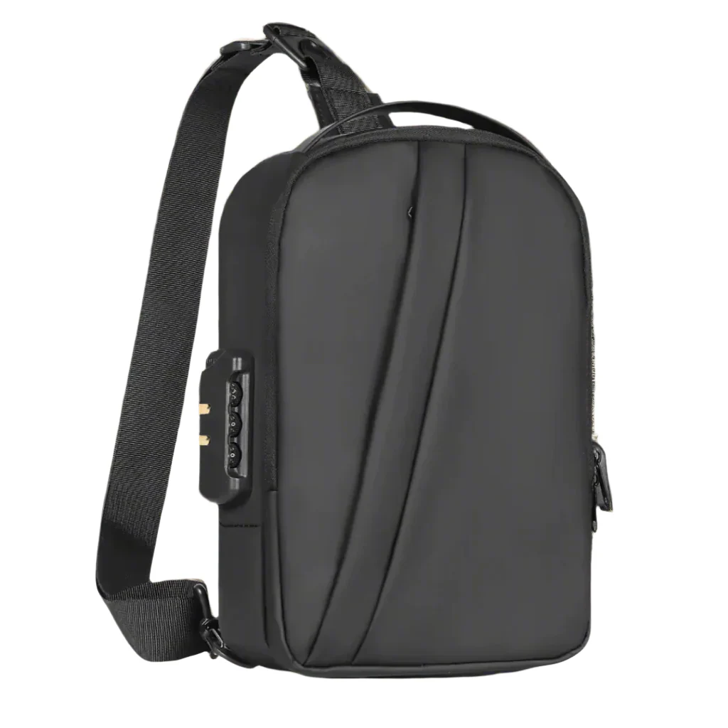 CityArmor™ – Sac Bandoulière Vert Pro avec USB & Système Antivol