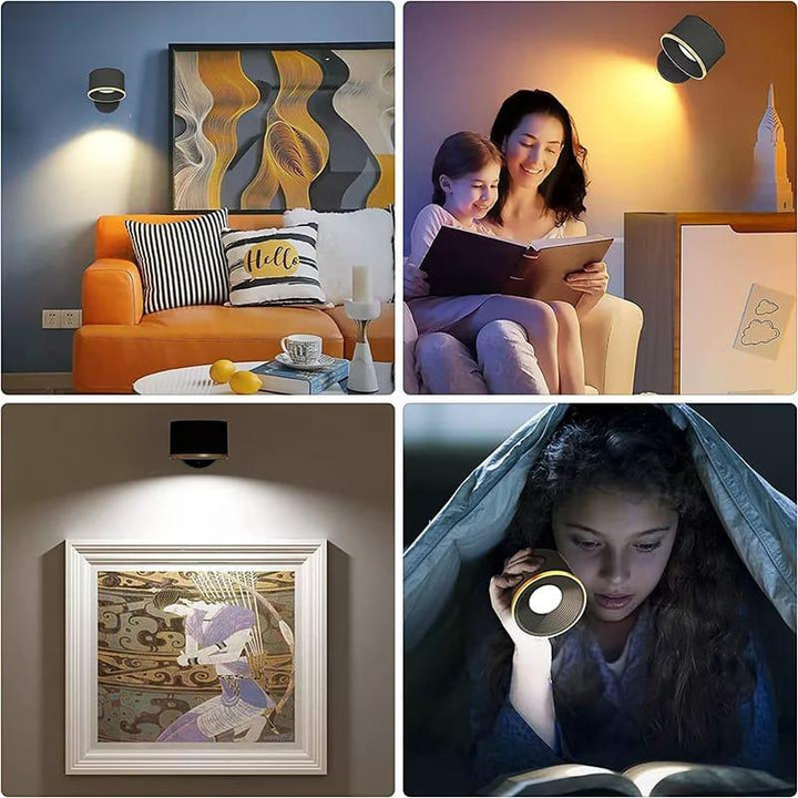 FlexiTwist™ – Applique LED Sans Fil Rotative