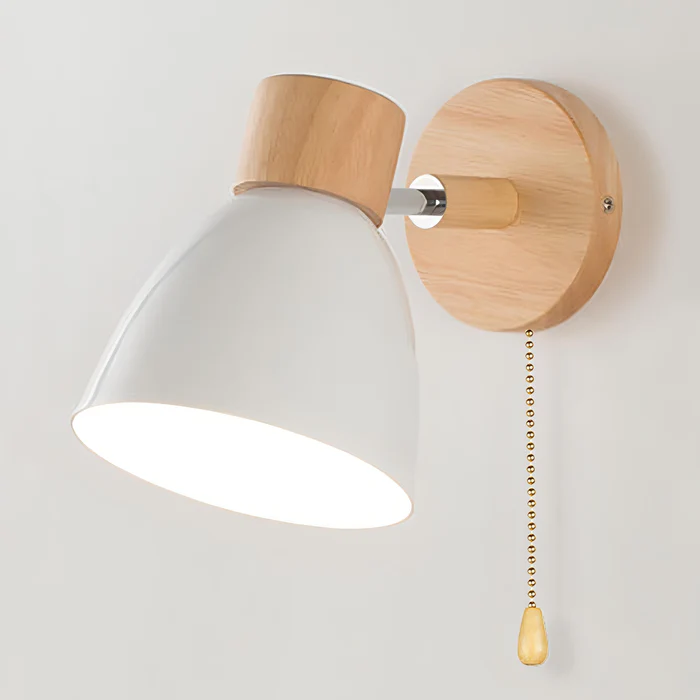 ScandiLuxe™ – Lampe Murale Suspendue Design Naturel